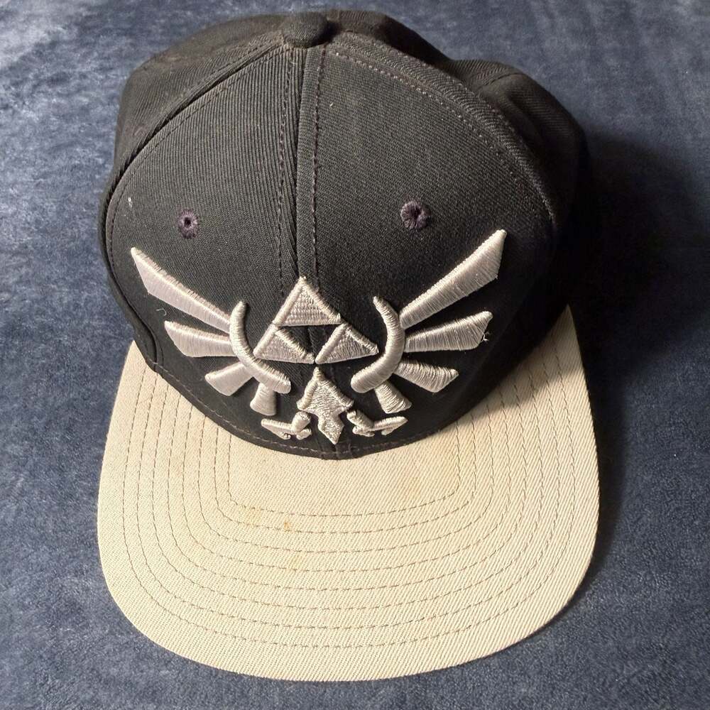 The Legend of Zelda: Twilight Princess Snapback Cap with Embroidered Triforce